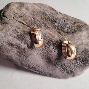 Gold Huggie Earrings